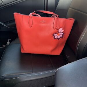 Kate Spade coral Reddish Tote Bag